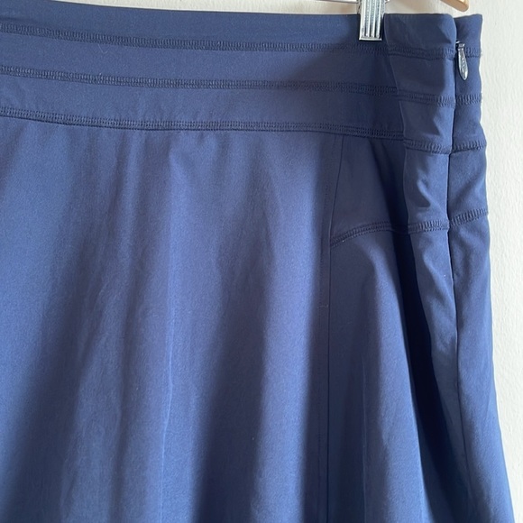 Athleta Navy Mini Skirt - Picture 2 of 10